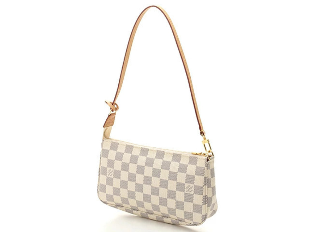 Louis Vuitton Azur Pochette Damier Accessoires White